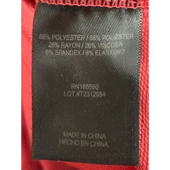 32 Degrees Cool Salmon Pink Short Sleeve Casual Dress Medium Stretch Pockets Sof - Picture 8 of 10